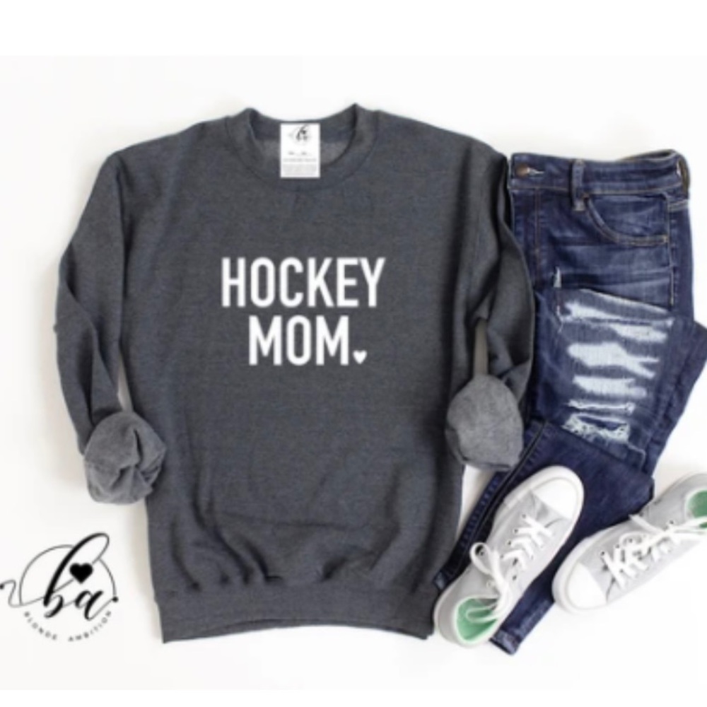NWT Hockey Mom Sweatshirt by Blonde Ambition - Size S/M